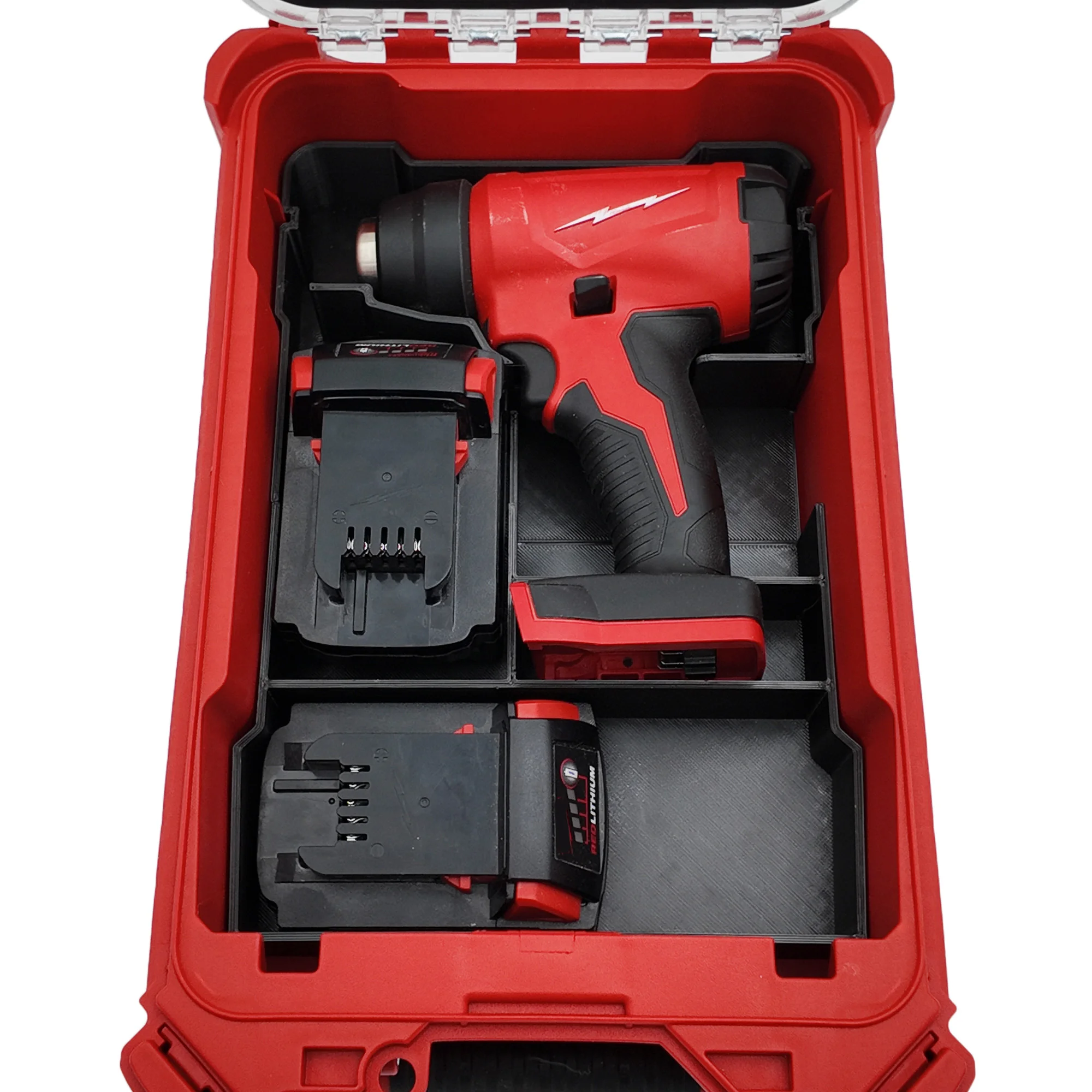 M18 Heat Gun Organizer for Milwaukee Compact Packout 3d model