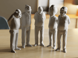 Motivators, Umarell Universe - Daily Positivity Reinvented 3d model