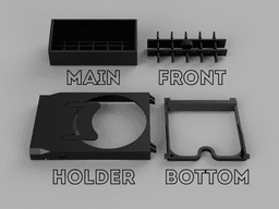 Golf 2 MK2 Cup Holder Left SIde 3d model