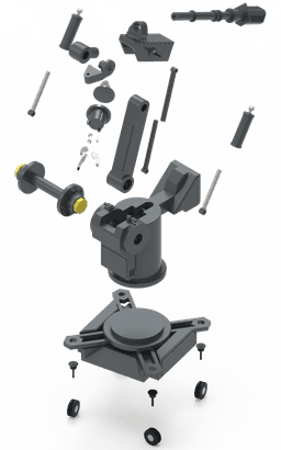 Iron Man Robot - Exploded view - 3d model