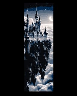 Castles in the Sky - High Fantasy Artwork as Bookmarks 3d model