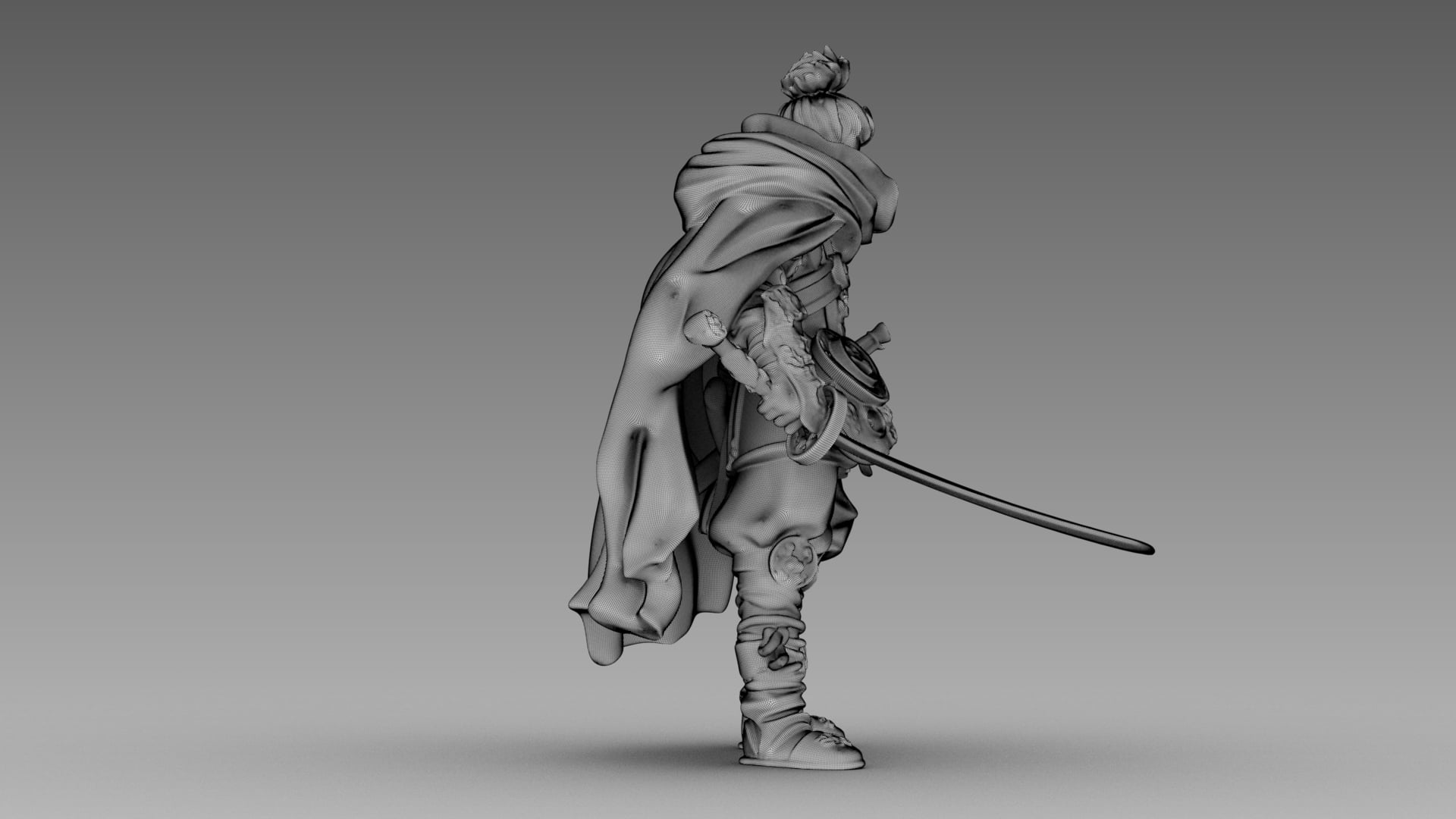 Steel Shadow Warrior 3d model