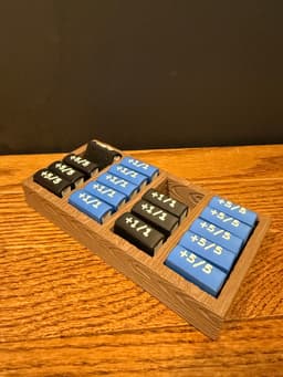 Book Counters and Prepared Token 3d model