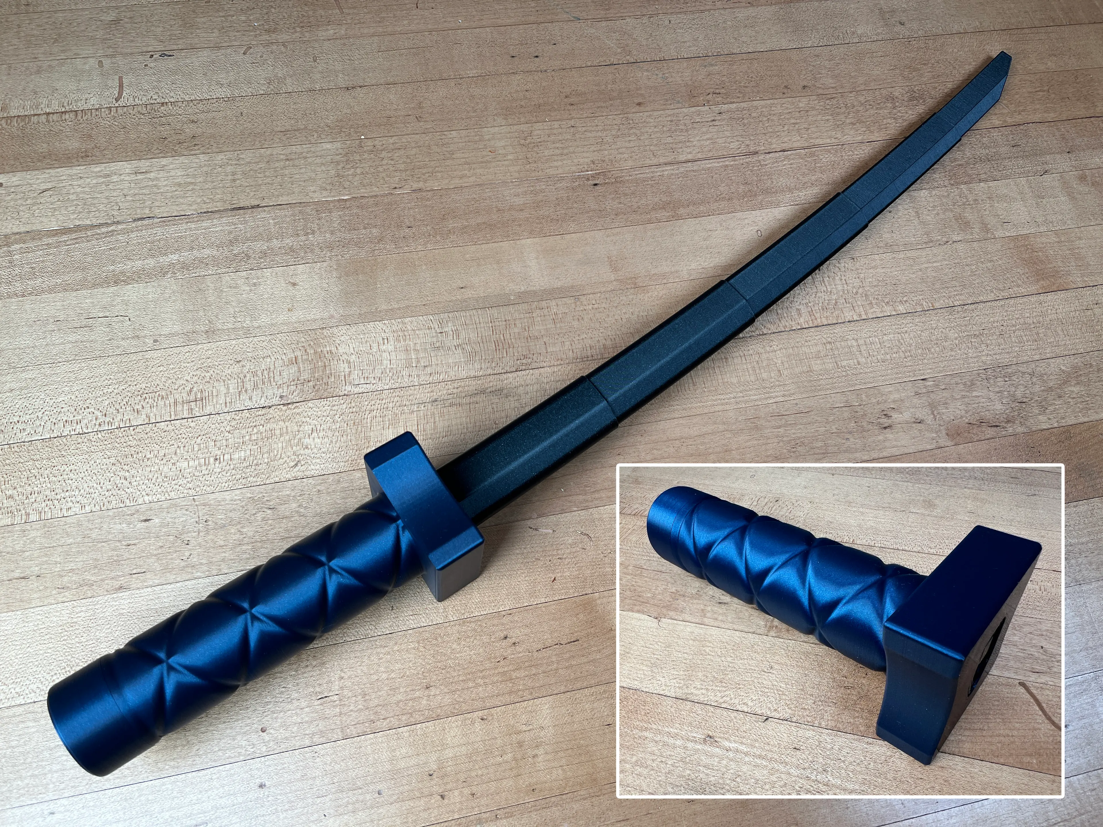 Collapsing Lego Katana 3d model