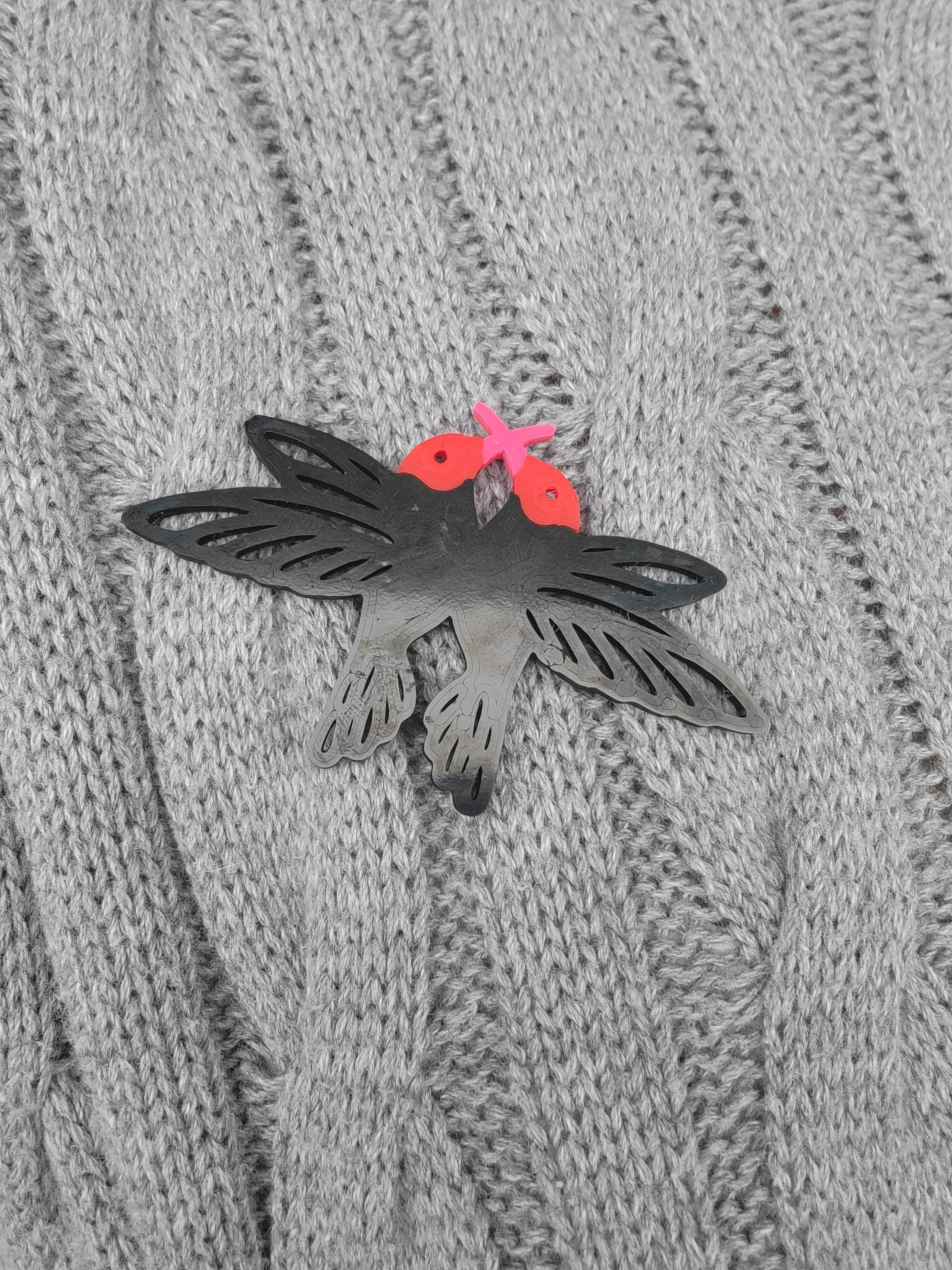 Humming Bird Lapel Pin.3mf 3d model