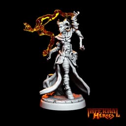 Elvralyn Hellstrom - Tiefling Sorcerer 3d model