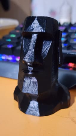 Moai Head – Stylized Easter Island Statue 3d model