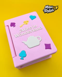 Alice in Wonderland Storybook Diorama 3d model