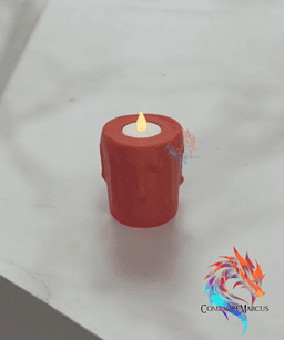 Melting LED Candle Holders display set of 3 / No supports / 3mf included 3d model