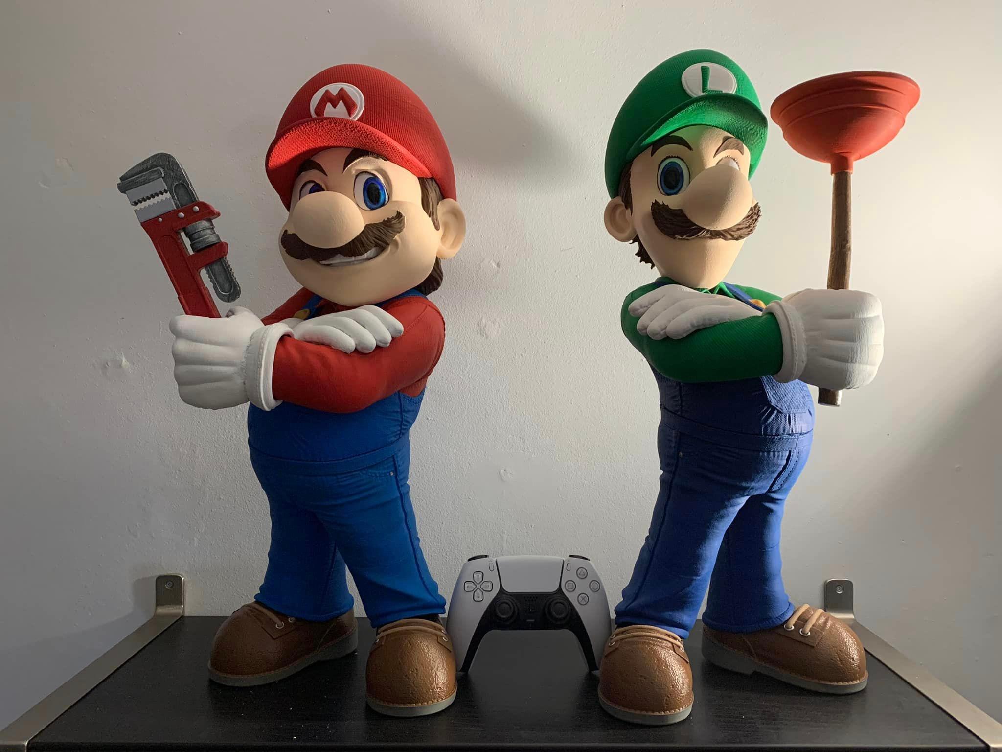 WICKED MARIO AND LUIGI: TESTED AND READY FOR 3D PRINTING 3d model