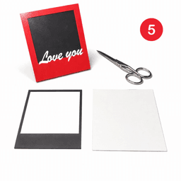 MOTHERSDAY POLAROID PHOTO FRAME / PHOTO STAND + MAGNETIC VERSION / MOTHERSDAY GIFT / GIFT FOR MOTHER 3d model