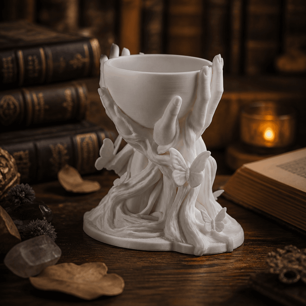 Dryad's Hands Flowerpot – Nature-Inspired Planter 3d model