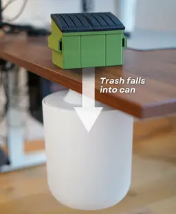 Desktop Dumpster 3d model