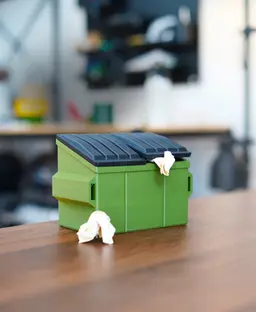 Desktop Dumpster 3d model