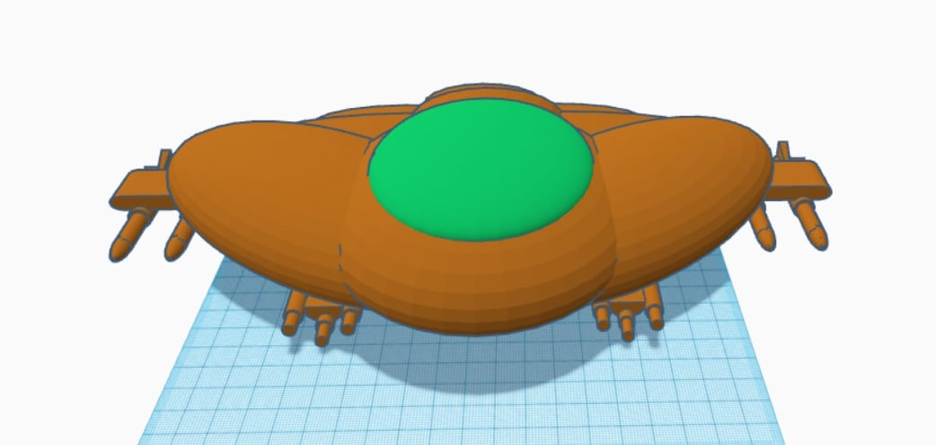 Basic Small Fighter 3d model