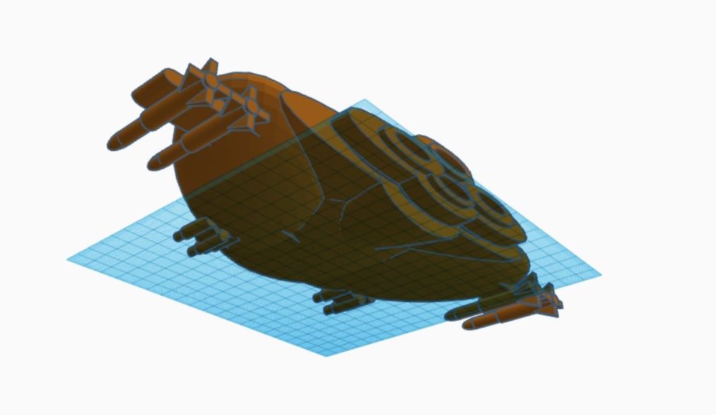 Basic Small Fighter 3d model
