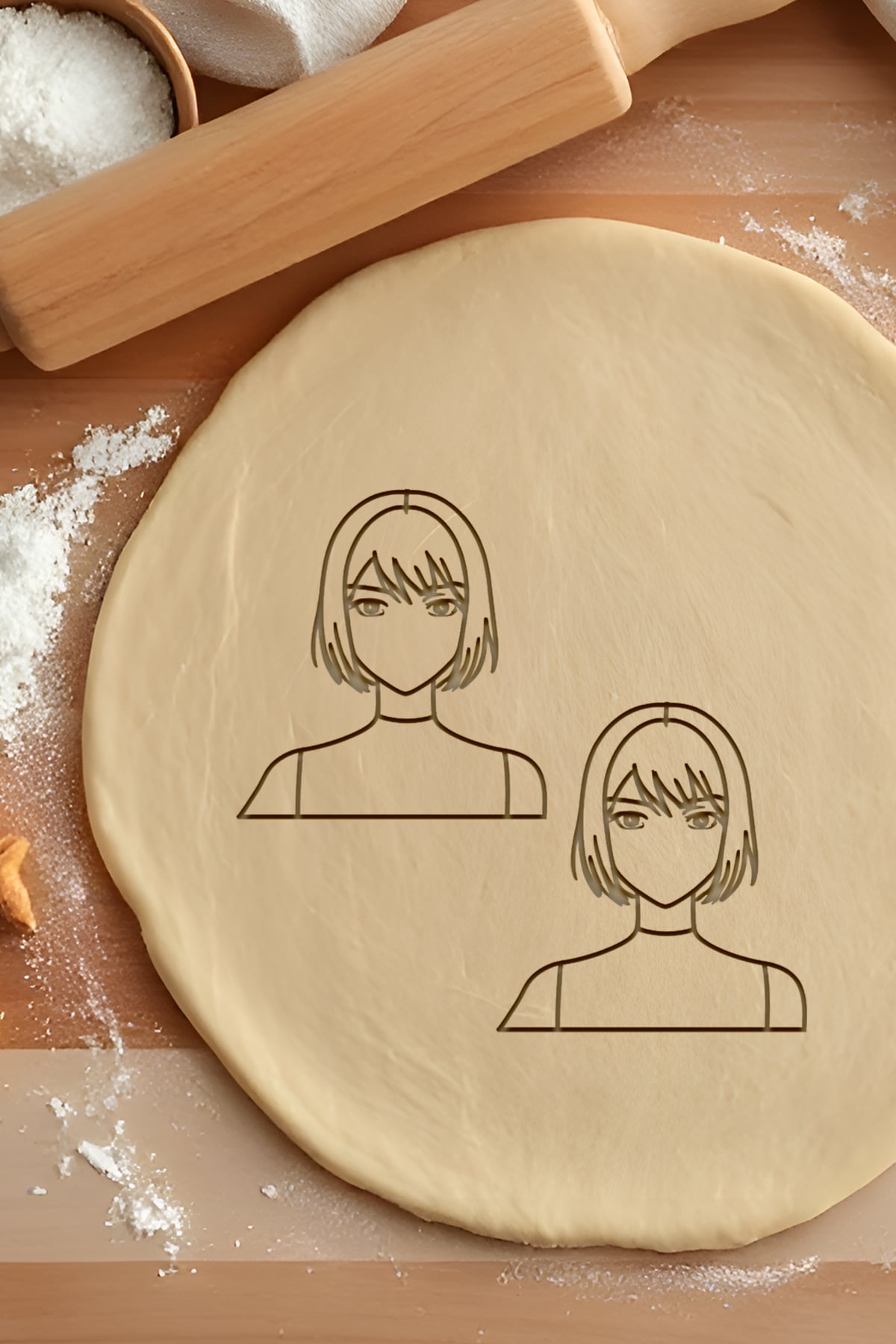 Anime Cookie Cutter, Biscuit Cutter 3d model