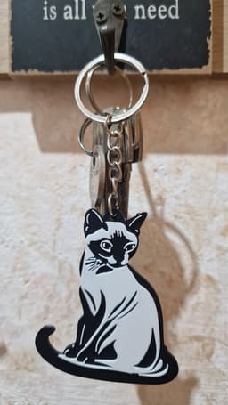 Khao manee keychain+magnet 3d model