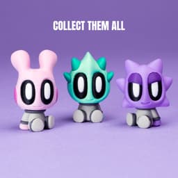 Space Blob Noz - Mini Playset Art Toy with Modular Box 3d model