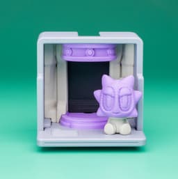 Space Blob Noz - Mini Playset Art Toy with Modular Box 3d model