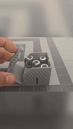 Free Modular 3ml Vial Box โ STL/3MF Only 3d model