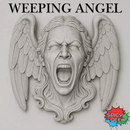 Weeping Angels Wall Plaque 3d model