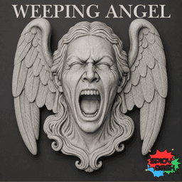 Weeping Angels Wall Plaque 3d model