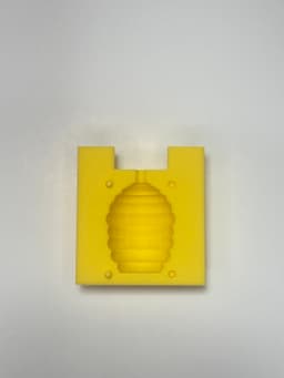 Wax Candle Mold - Bee Hive 3d model