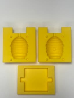 Wax Candle Mold - Bee Hive 3d model