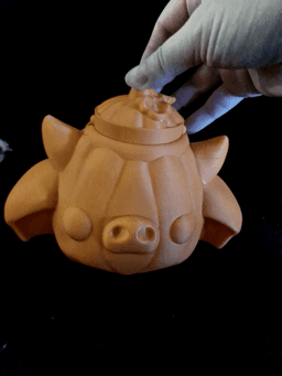 Pumpkin Cows and Bucket with lid *Commercial Version* 3d model
