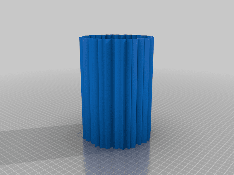 Lamp model folded paper 3d model