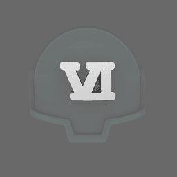 Space Knights DV04 Standard Roman Numeral 06 Shoulder Symbols 3d model
