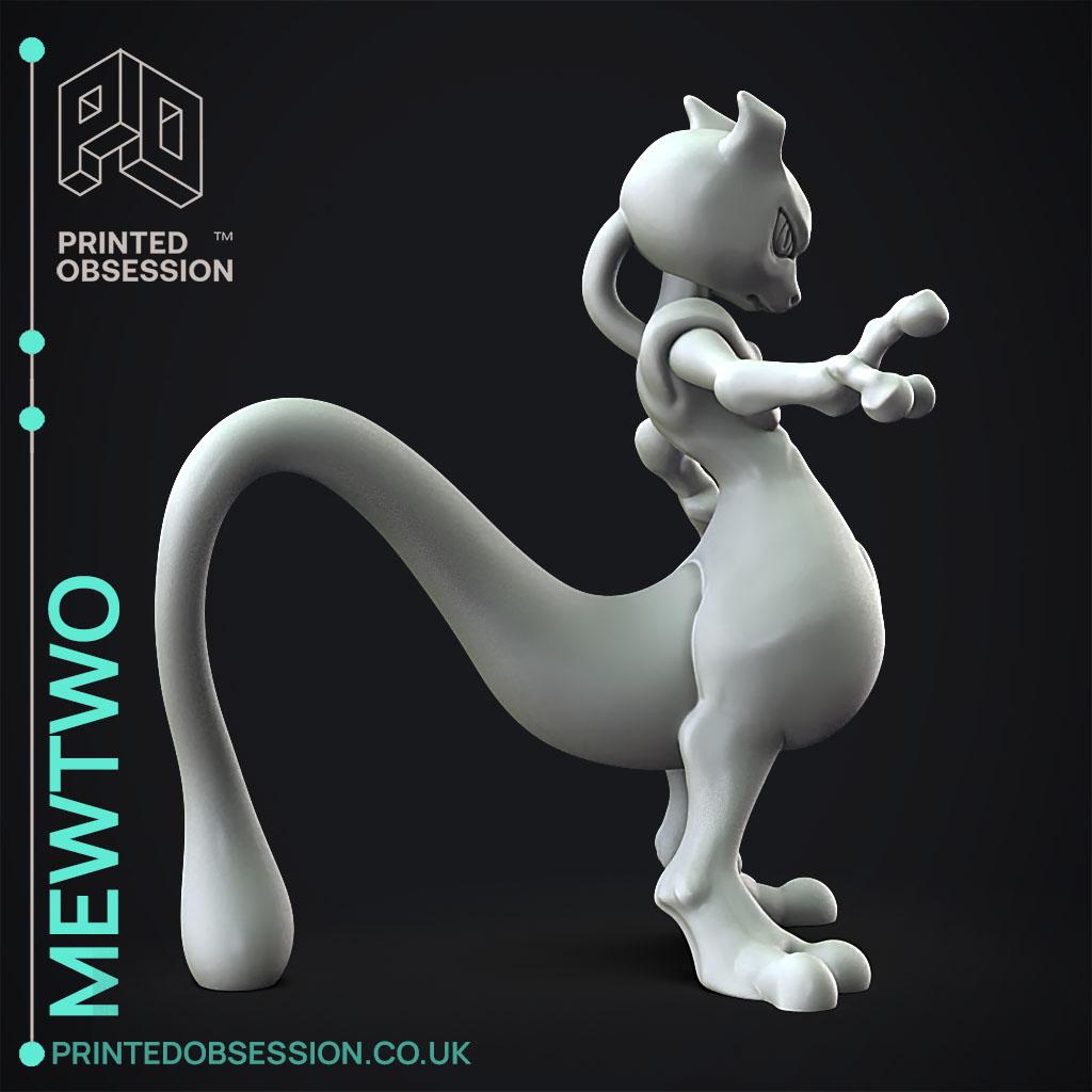Mewtwo - Pokemon - Fan Art 3d model