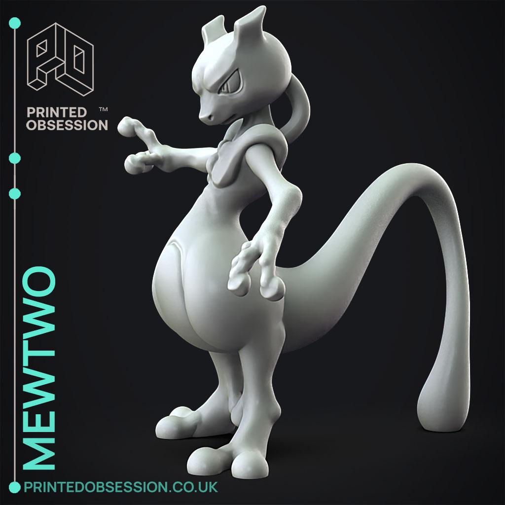 Mewtwo - Pokemon - Fan Art 3d model