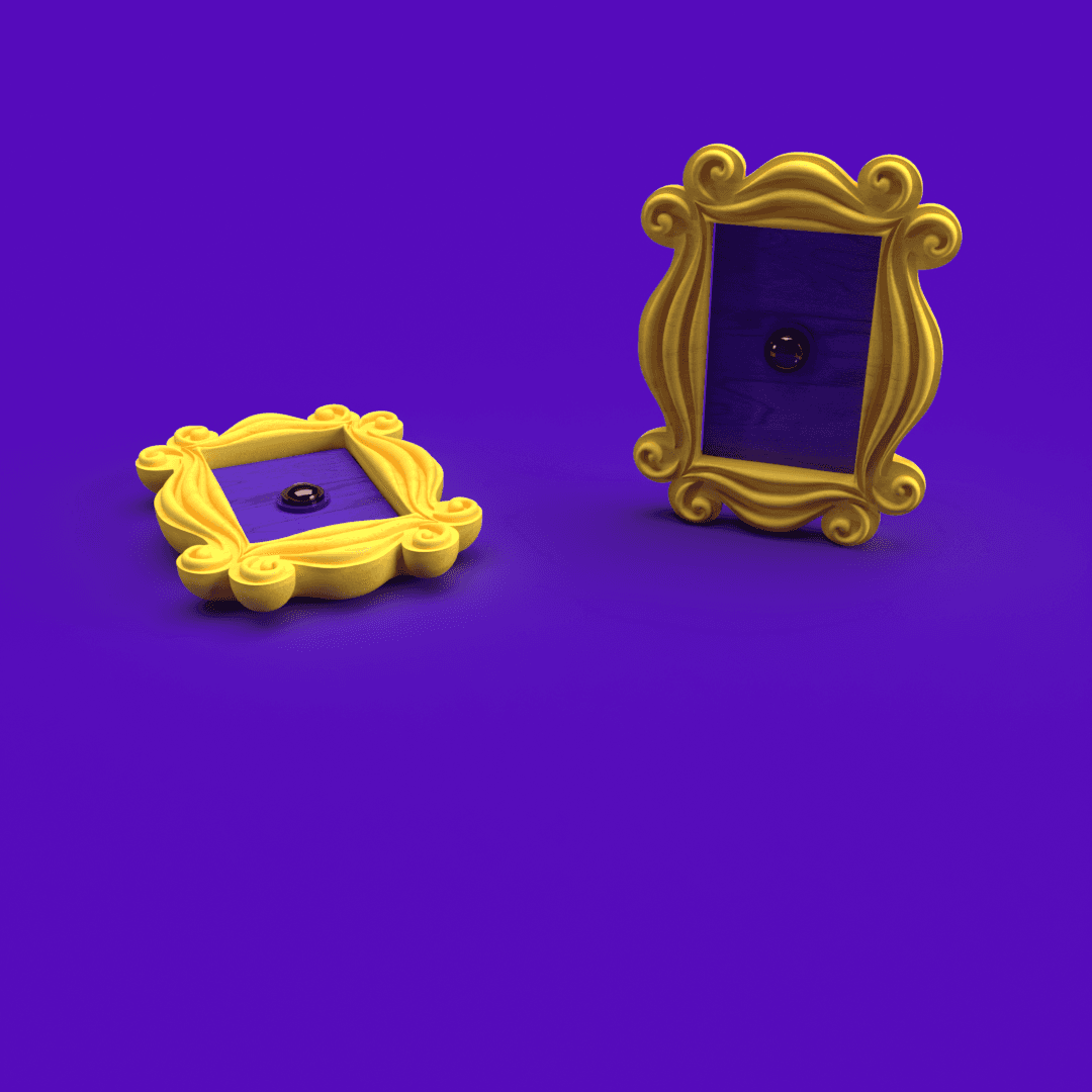 Friends, Monica's Peephole Door Frame 3d model
