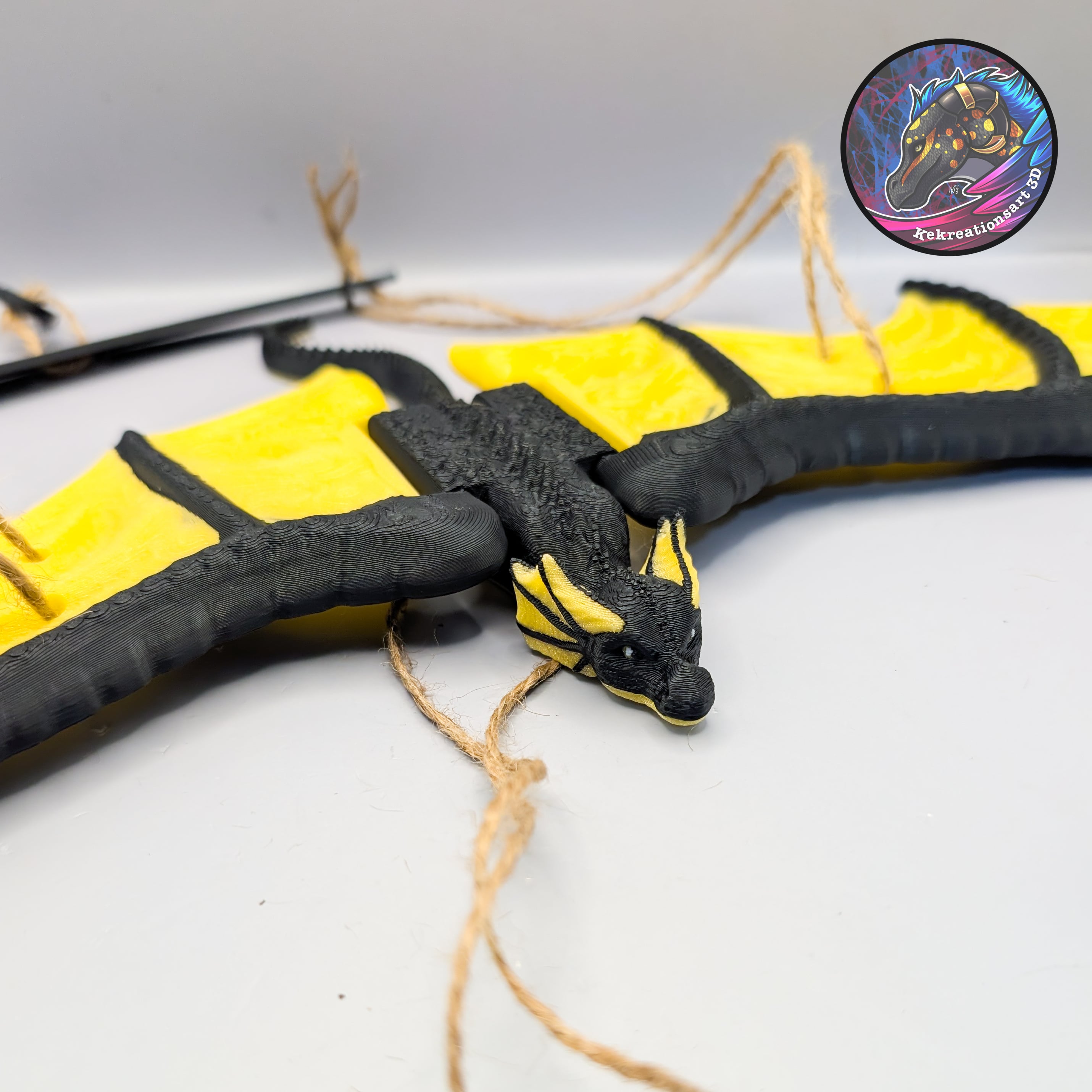 flying dragon mobile 3d model