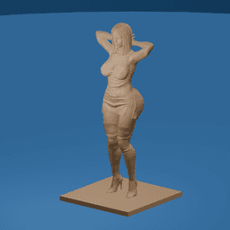 Seductive Curvy Countess V2 3d model