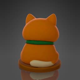 Cute Shiba Inu 3D Model 3d model