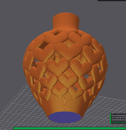 Heart Interlock Vase 3d model