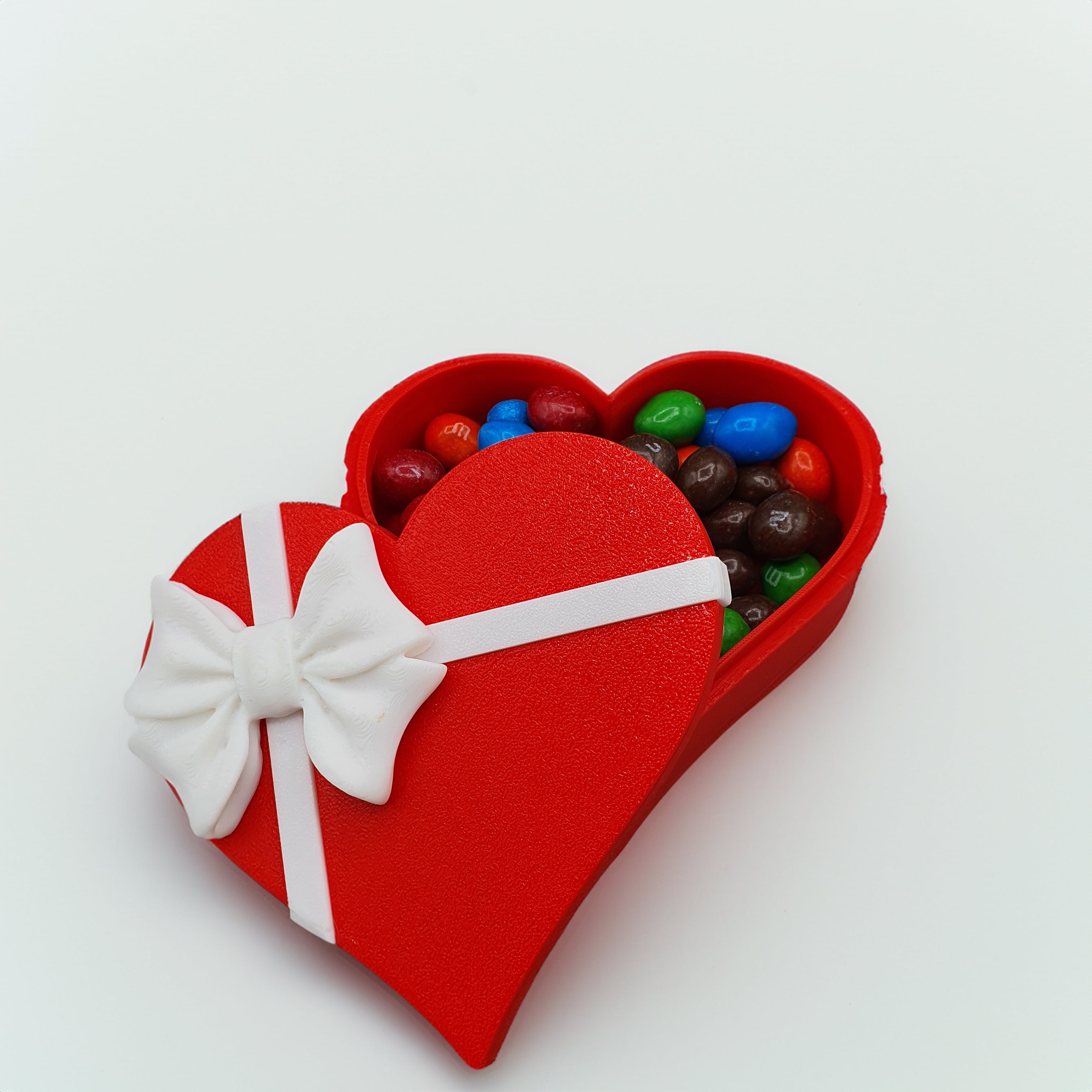VALENTINES HEART GIFT BOX STORAGE 3d model