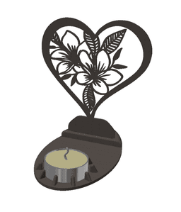 Candle Holder Decoration 3d model