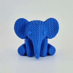Knitted Elephant 3d model