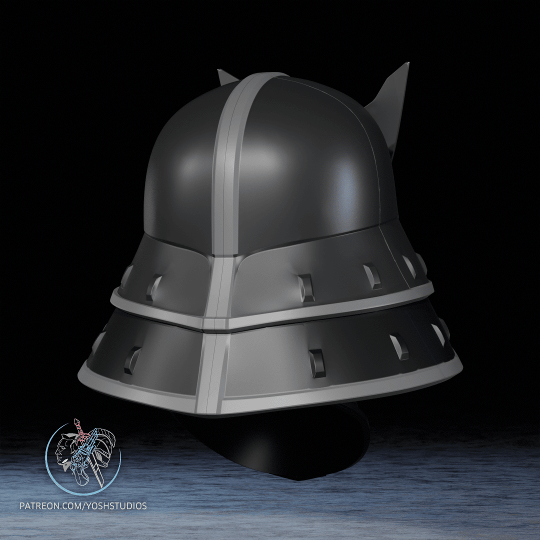 Samurai Darth Vader Helmet 3D Printer File STL 3d model