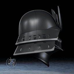Samurai Darth Vader Helmet 3D Printer File STL 3d model
