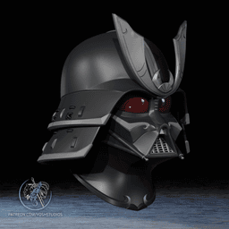 Samurai Darth Vader Helmet 3D Printer File STL 3d model