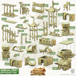 Goblins Fort (Pre-Supported) 3d model