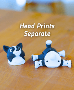 Ludo Boarder Collie - Articulated Fidget Dog 3d model