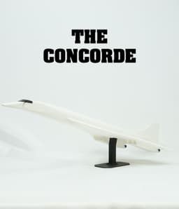 The Concorde! (No Need for AMS, Supports, or Glue!) 3d model