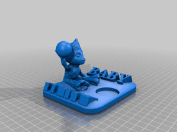 Tea light candle holder groot 3d model