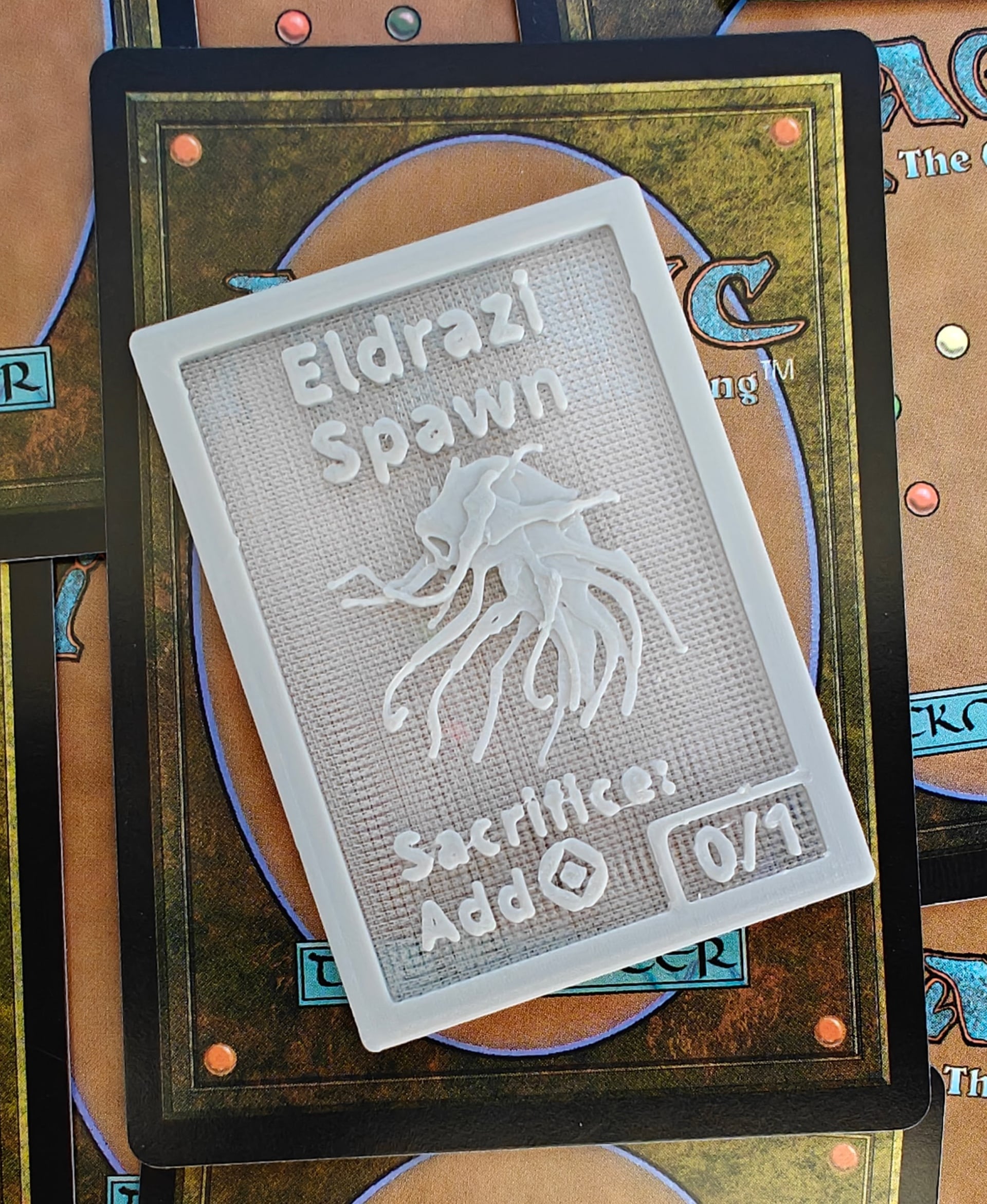 MTG Eldrazi Spawn Token 3d model